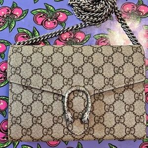 Gucci wallet in chain bag
